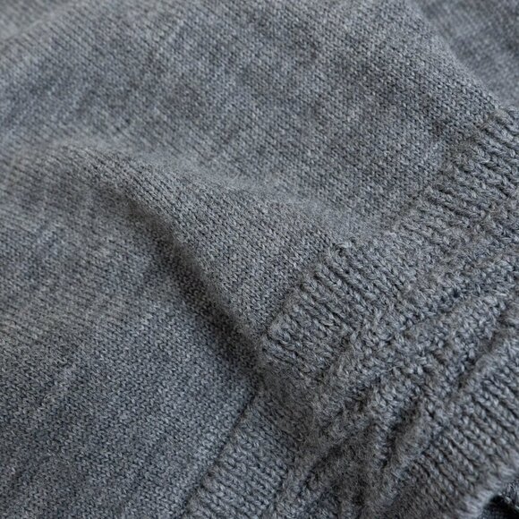 Outclass Shawl Collar Cardigan Gray Wool Blend Pockets Large - Picture 11 of 13